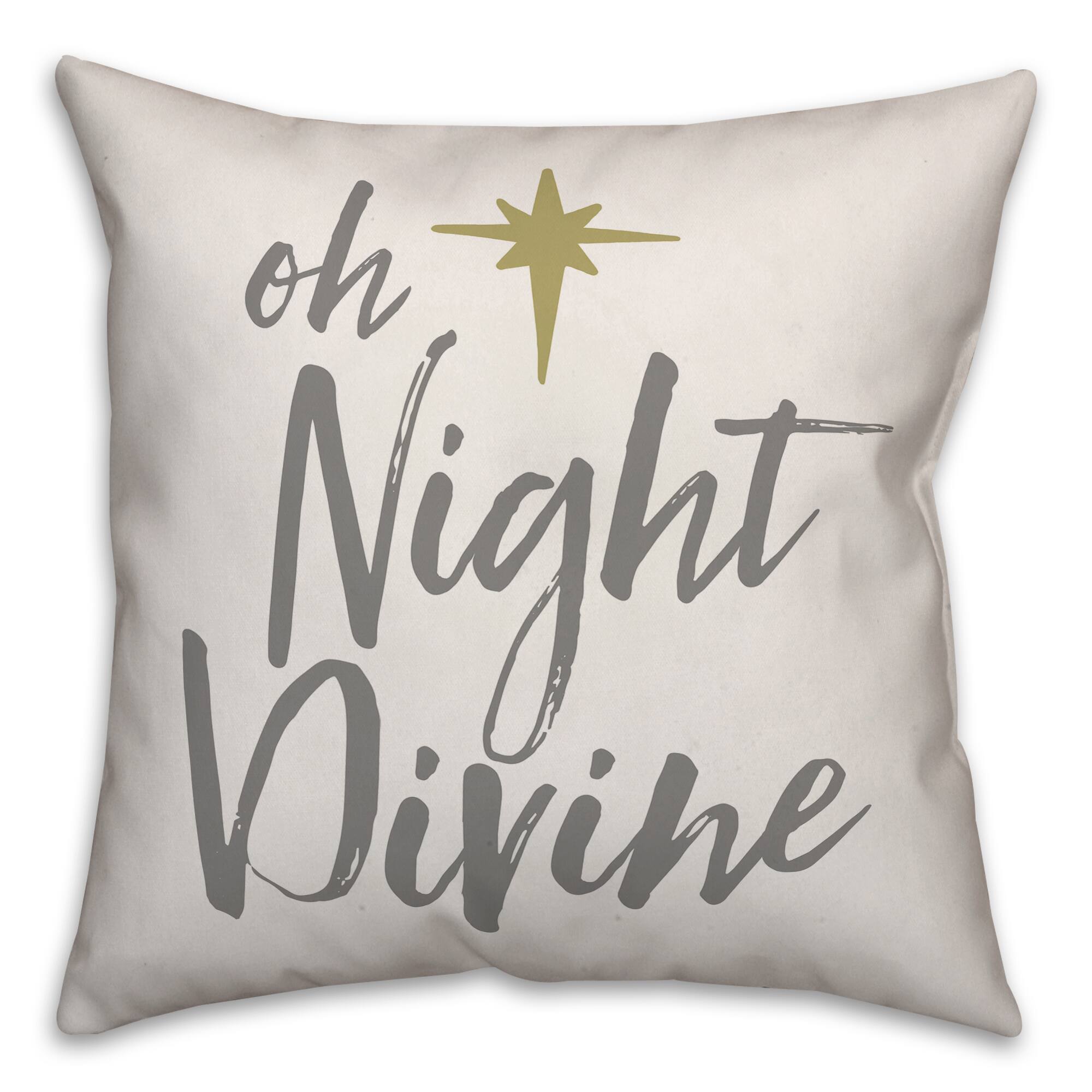 Designs Direct Oh Night Divine 18x18 Throw Pillow